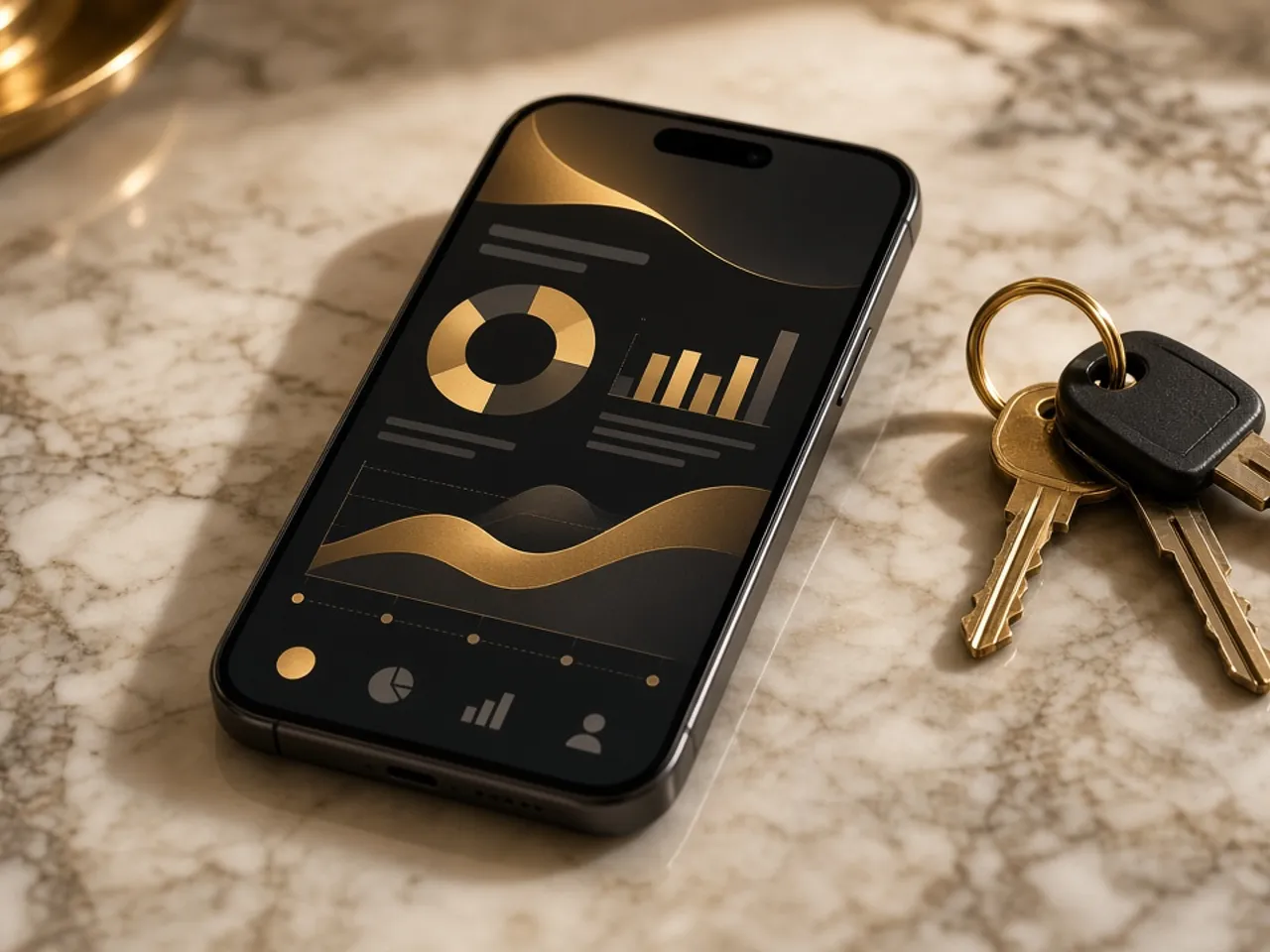 Phone and property financial records illustrating owner access